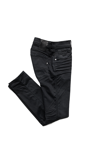 11.5 OZ HYPERFLEX CLOUDS ANBASS ブラック ストレッチデニム 詳細画像